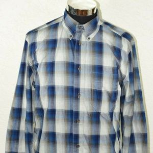 Filson Flannel Shirt Button Down Plaid Mens S